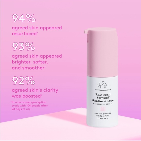 Drunk Elephant T.L.C. Sukari Babyfacial AHA + BHA Mask Mini - Picture 3 of 6